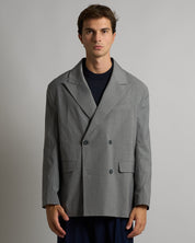 Giacca Sartoriale Doppiopetto Grigio