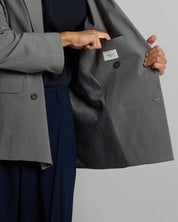 Giacca Sartoriale Doppiopetto Grigio