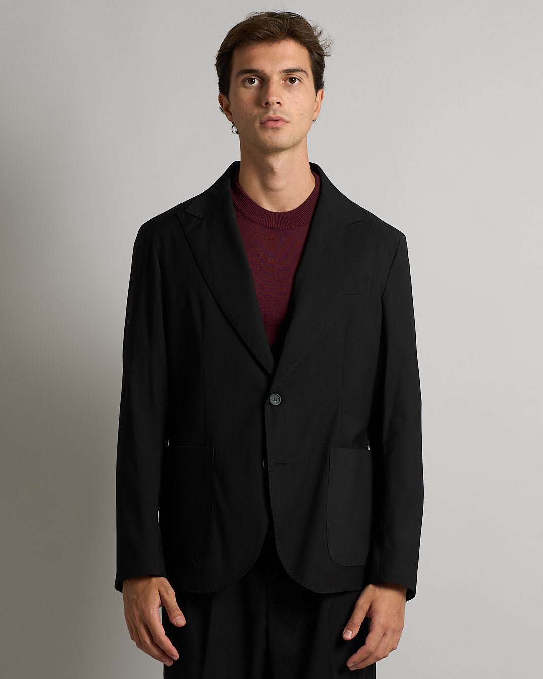 Giacca Sartoriale Monopetto Nero