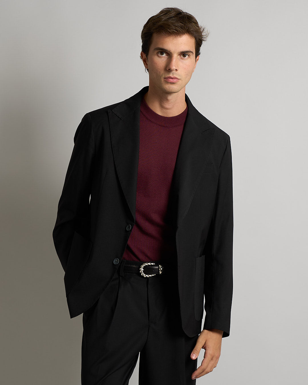 Giacca Sartoriale Monopetto Nero