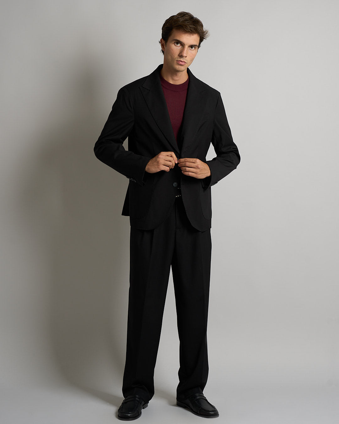 Giacca Sartoriale Monopetto Nero