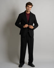 Giacca Sartoriale Monopetto Nero