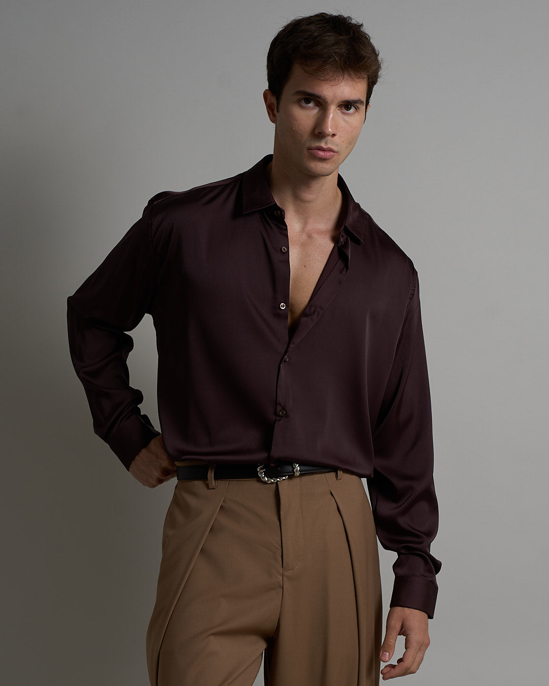 Camicia Effetto Seta