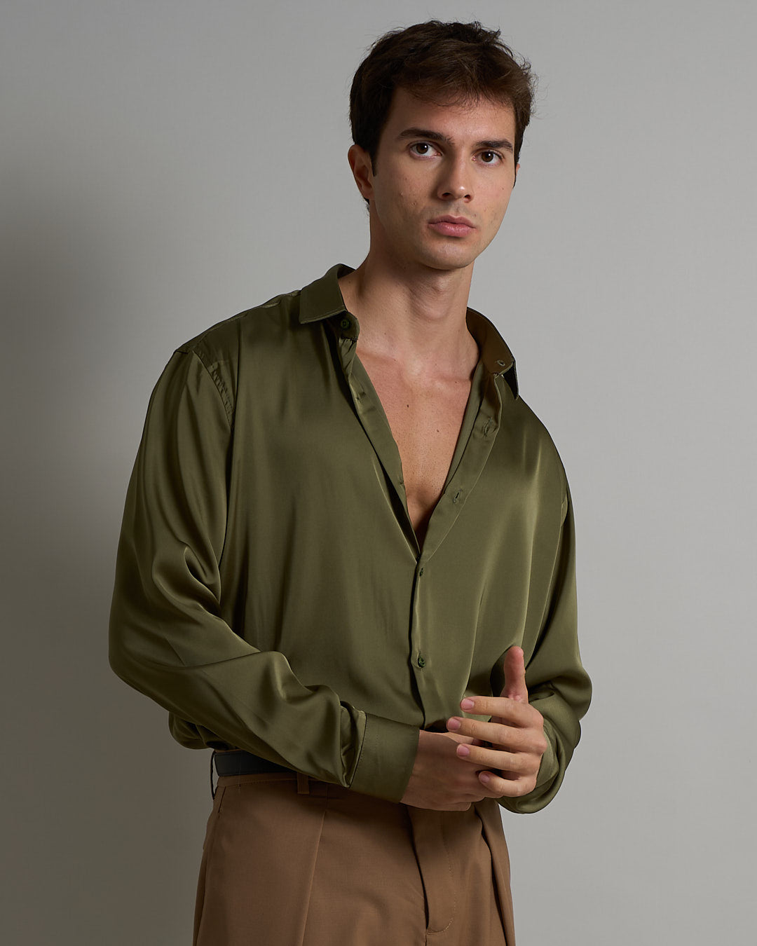 Camicia Effetto Seta