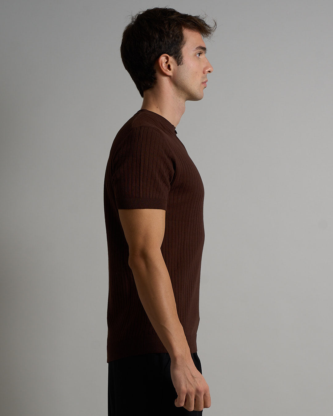 T-shirt Serafino a coste Limited Edition