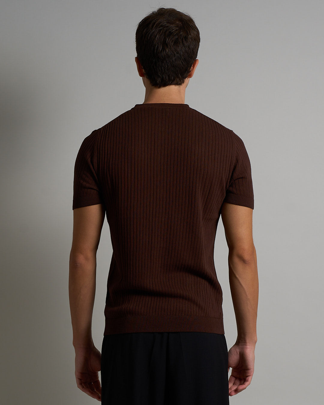 T-shirt Serafino a coste Limited Edition