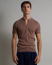 T-shirt Serafino a coste Limited Edition