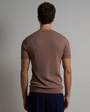 T-shirt Serafino a coste Limited Edition