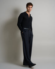 Polo a coste Limited Edition manica lunga