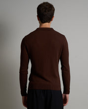 Polo a coste Limited Edition manica lunga