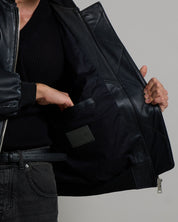 Bomber in pelle Asportato