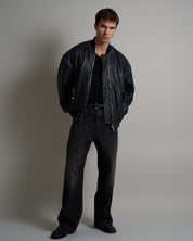 Bomber in pelle Asportato