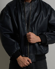 Bomber in pelle Asportato