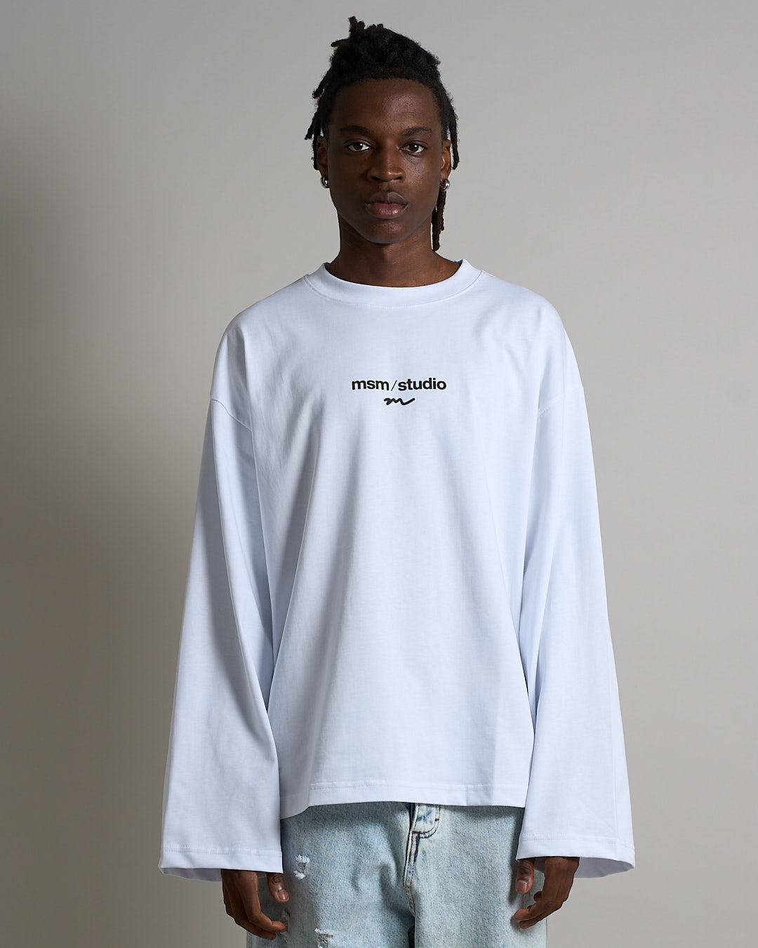 T-shirt logo Longsleeve cotone premium 210gr