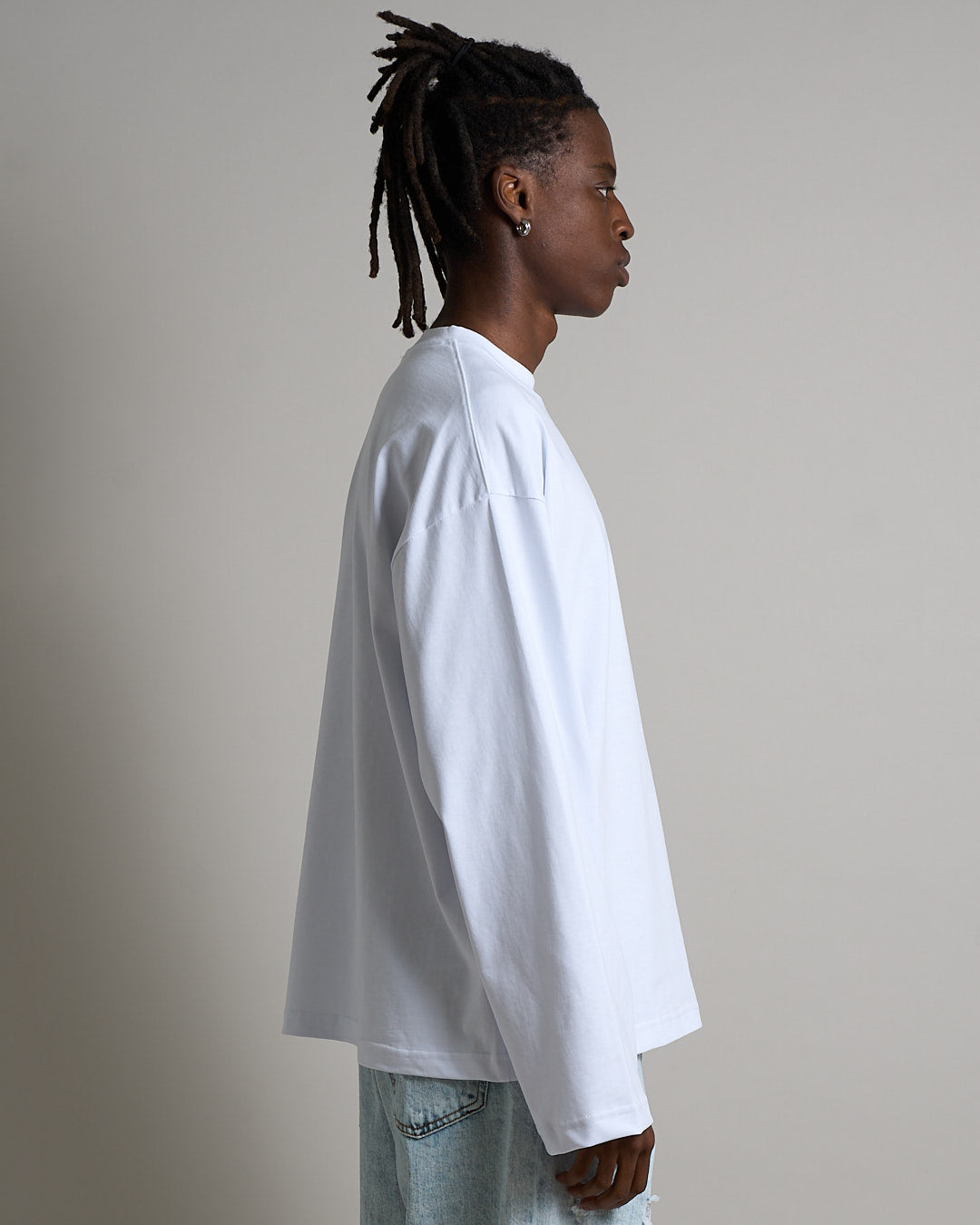 T-shirt logo Longsleeve cotone premium 210gr