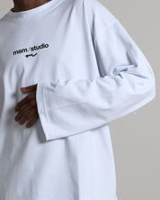 T-shirt logo Longsleeve cotone premium 210gr