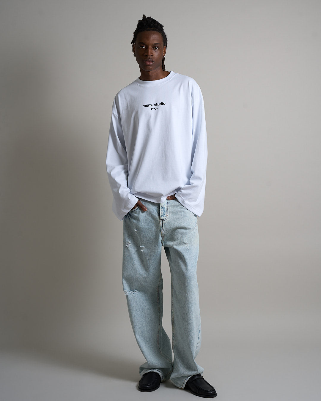 T-shirt logo Longsleeve cotone premium 210gr