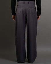 Pantalone Wide Fit con pieghe