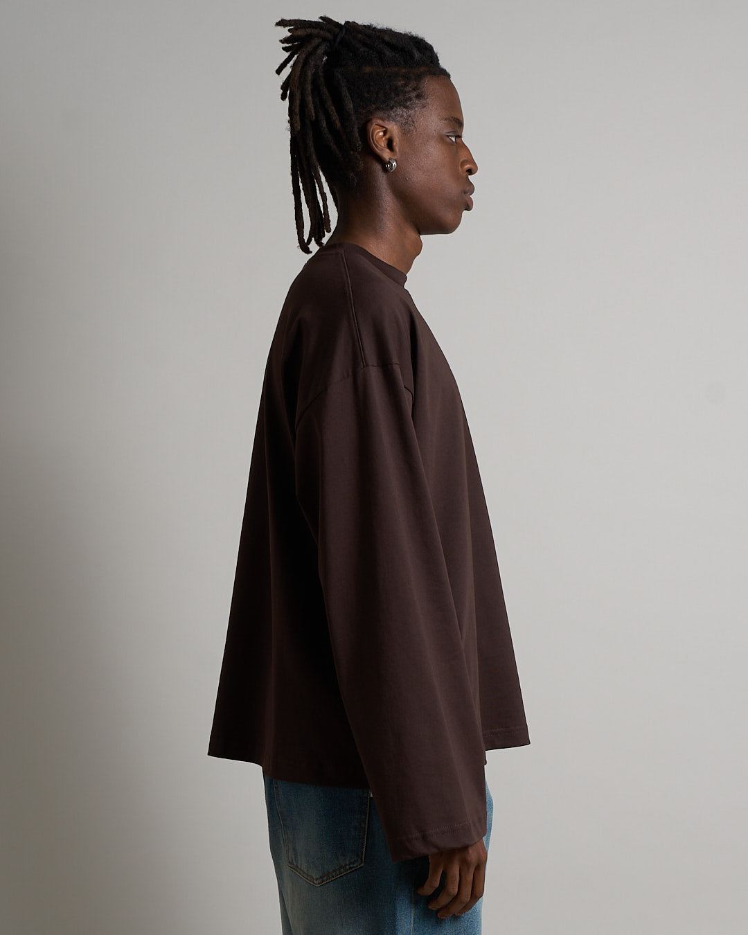 T-shirt logo Longsleeve cotone premium 210gr