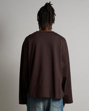 T-shirt logo Longsleeve cotone premium 210gr