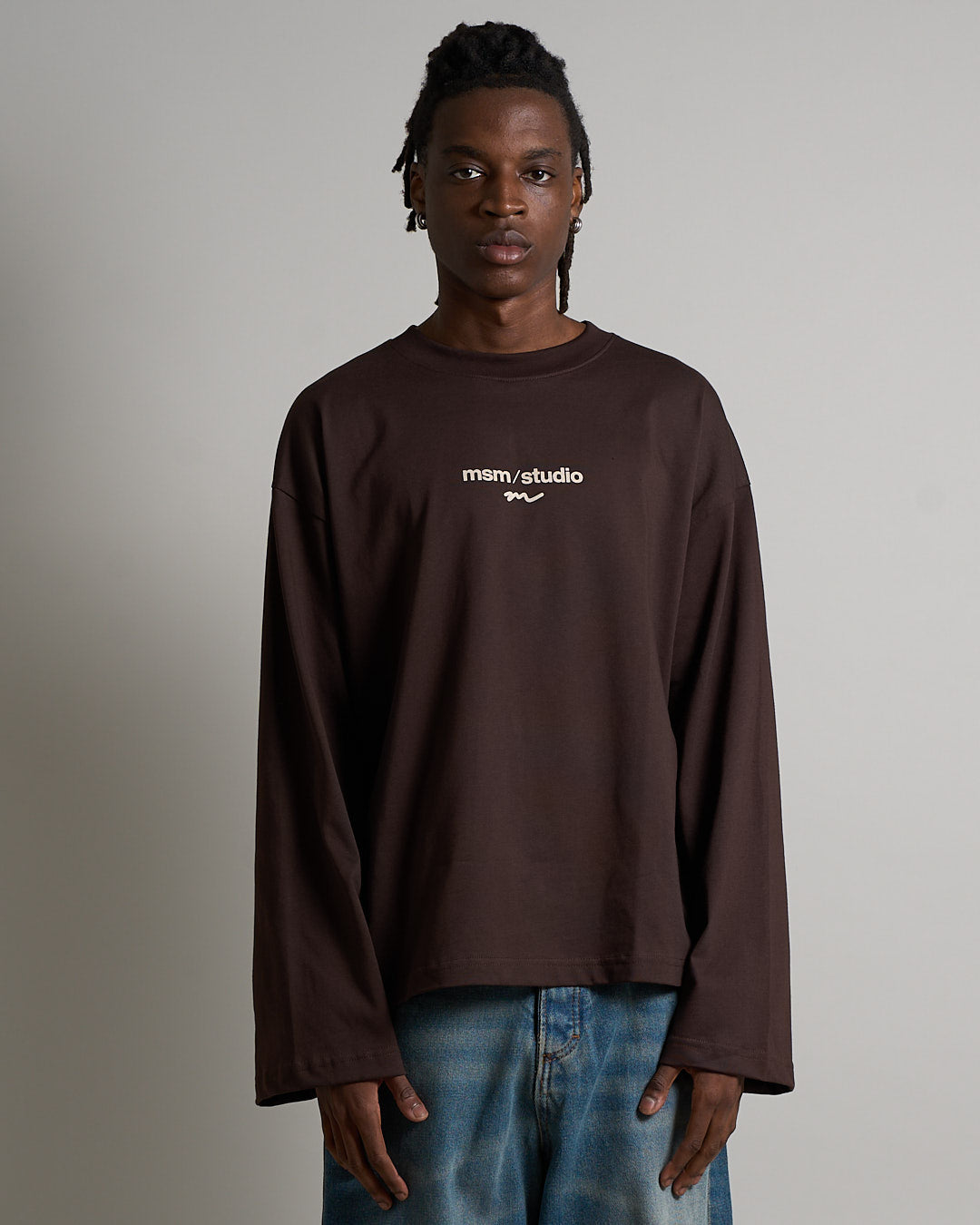 T-shirt logo Longsleeve cotone premium 210gr