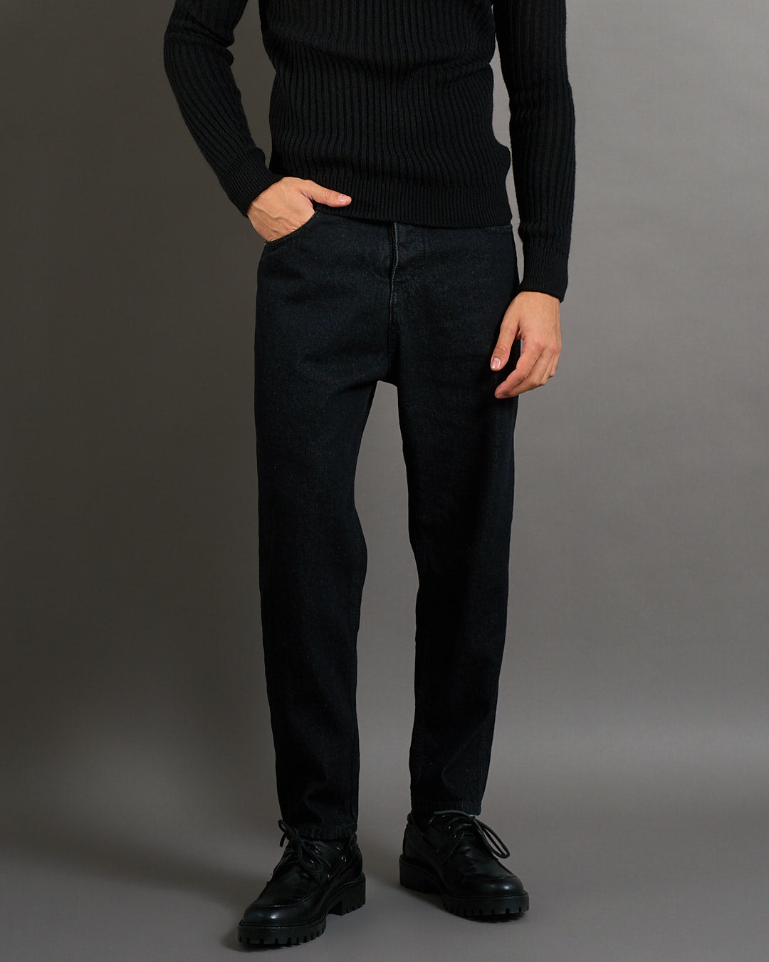 Msm Studio Jeans Straight Fit Sandblasted 