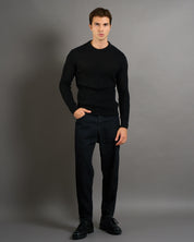 Msm Studio Jeans Straight Fit Sandblasted 