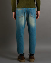 Msm Studio Jeans Straight Fit Sandblasted 