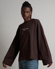 T-shirt logo Longsleeve cotone premium 210gr