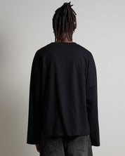 T-shirt logo Longsleeve cotone premium 210gr