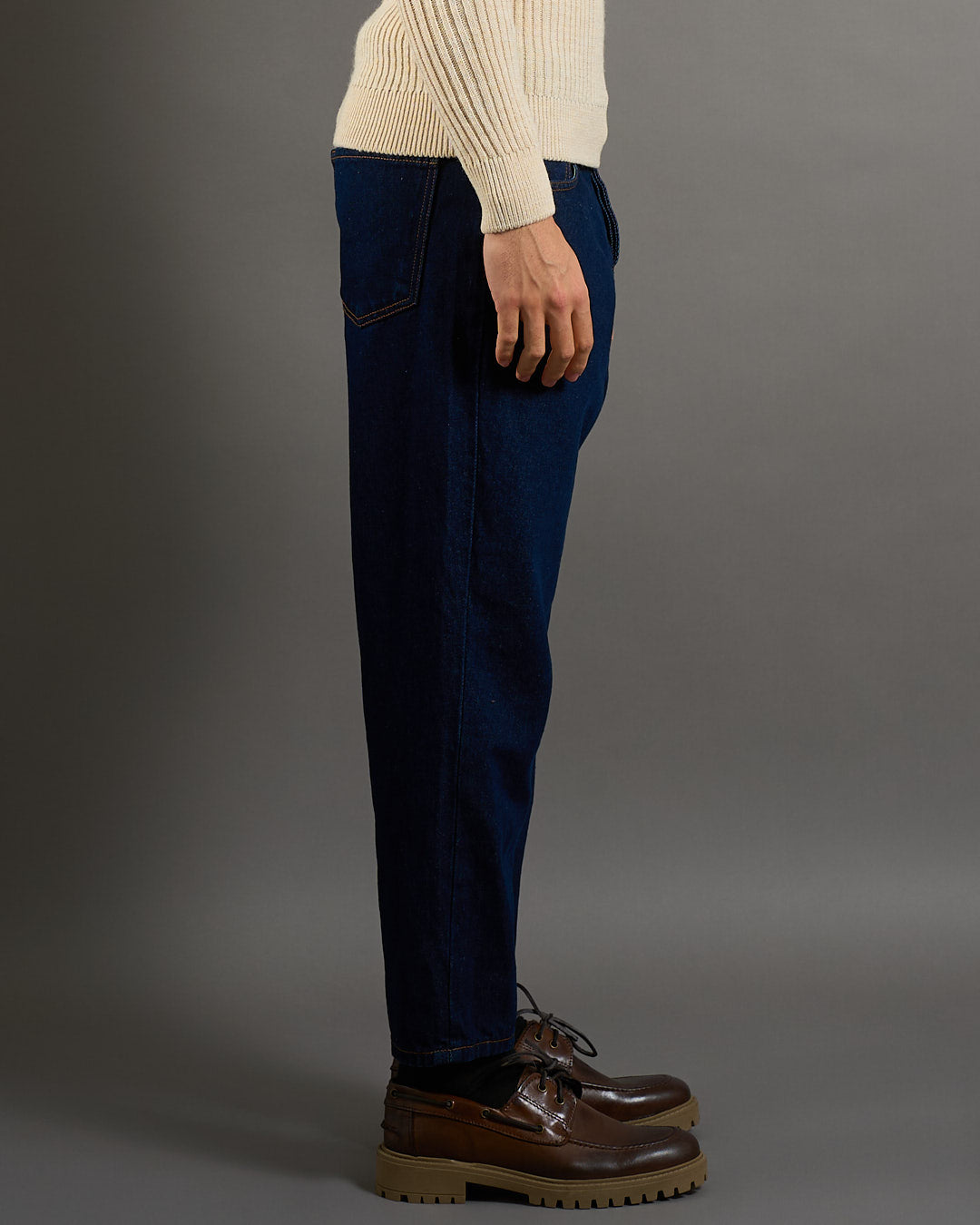 Msm Studio Jeans Straight Fit Sandblasted 