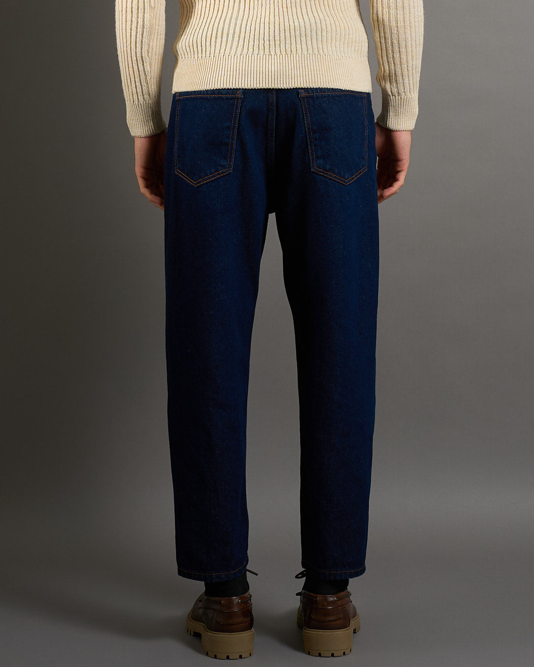 Msm Studio Jeans Straight Fit Sandblasted 