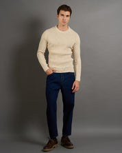 Msm Studio Jeans Straight Fit Sandblasted 