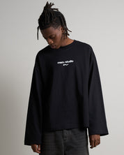 T-shirt logo Longsleeve cotone premium 210gr