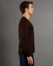 Cardigan Basic in lana merinos