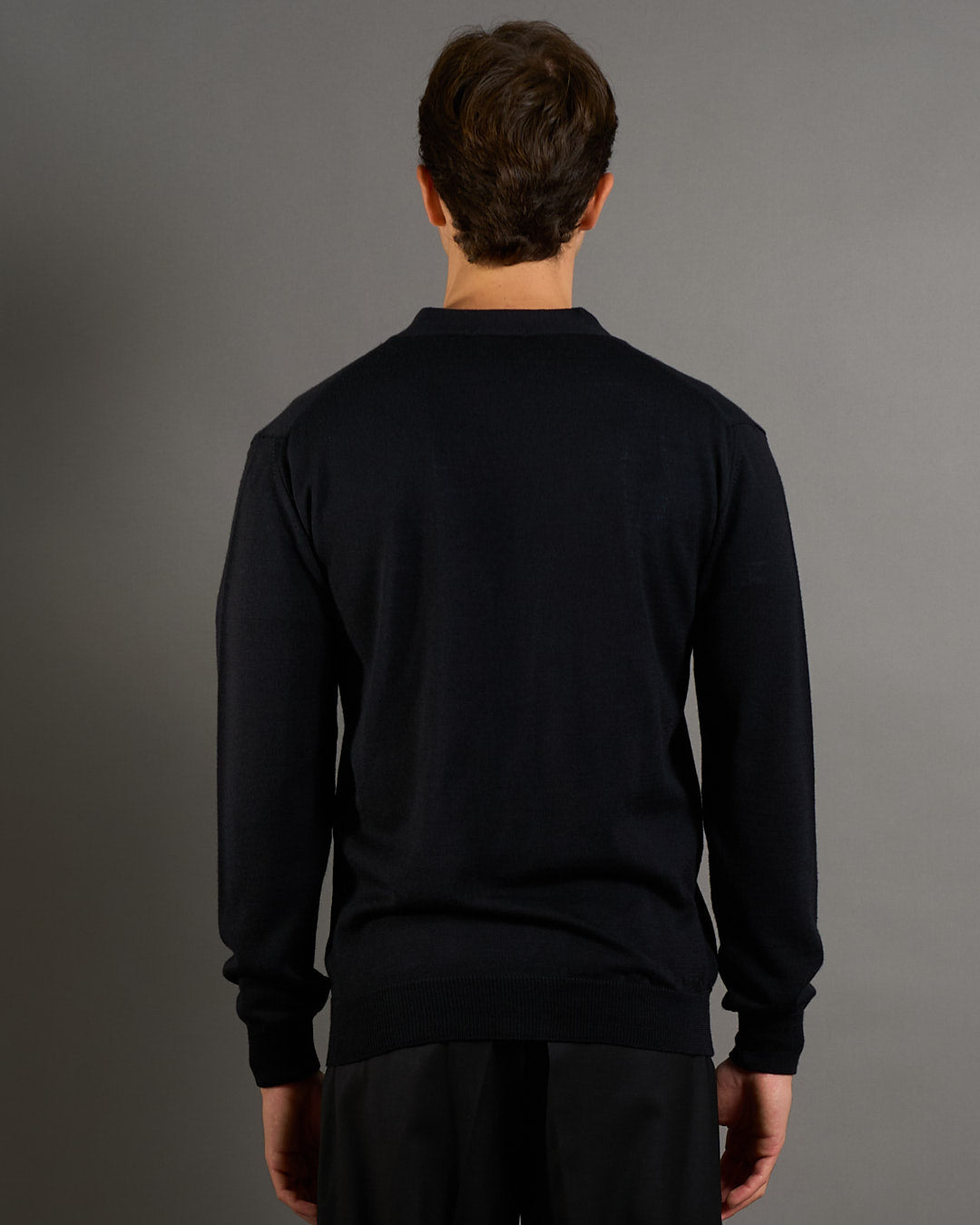 Cardigan Basic in lana merinos