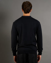 Cardigan Basic in lana merinos