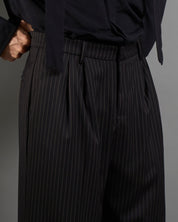 Pantalone Wide Fit Gessato