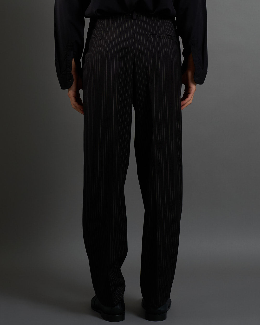 Pantalone Wide Fit Gessato