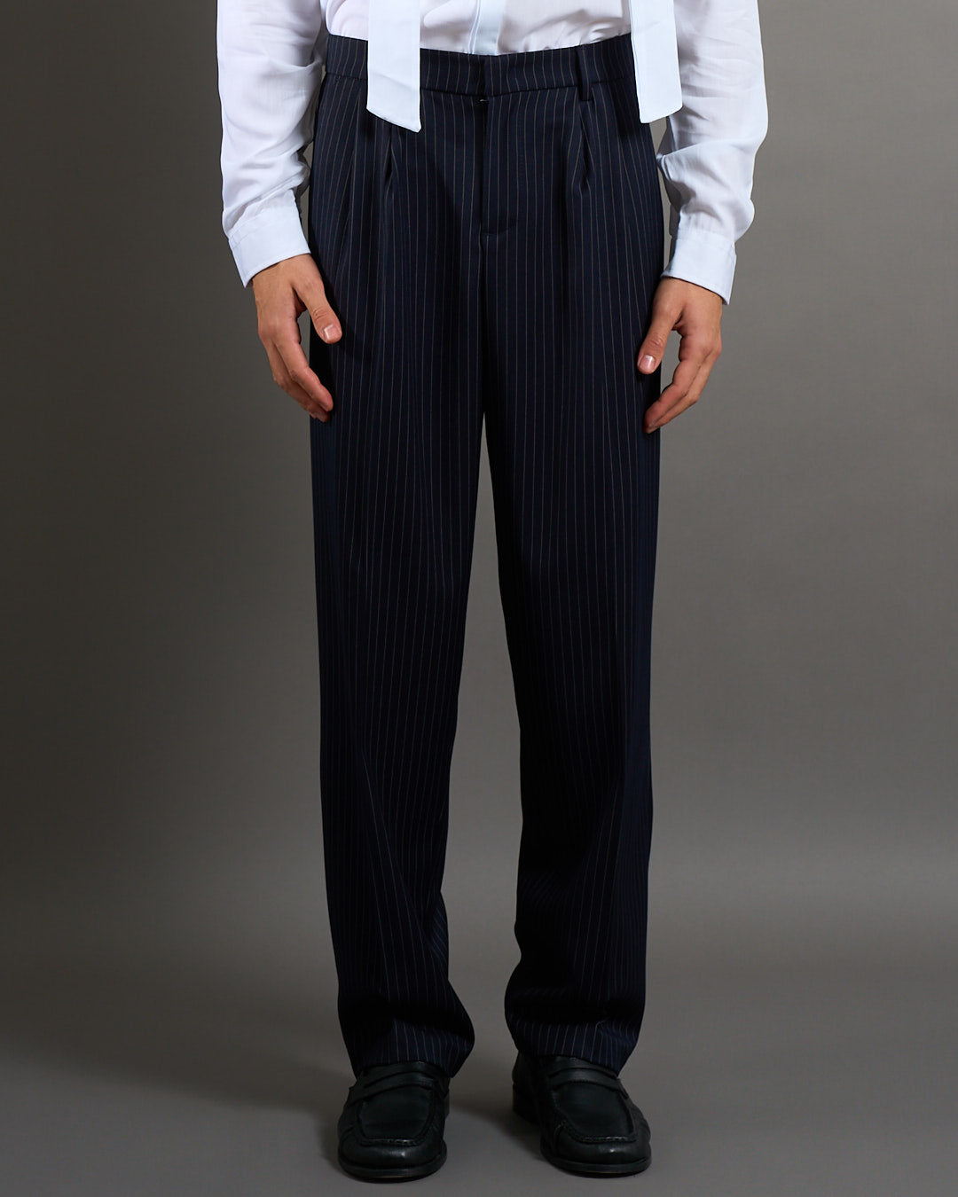 Pantalone Wide Fit Gessato