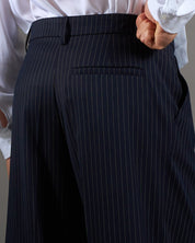 Pantalone Wide Fit Gessato