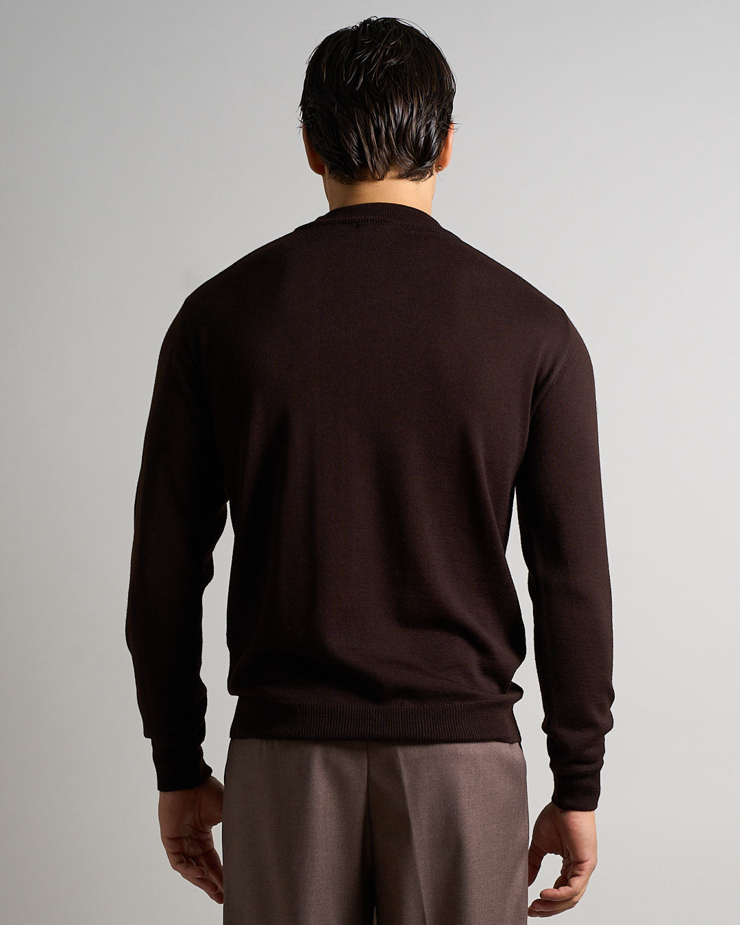 Maglioncino Mezzocollo in lana merinos