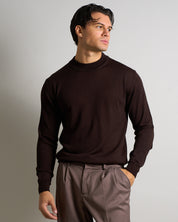 Maglioncino Mezzocollo in lana merinos