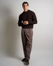 Maglioncino Mezzocollo in lana merinos