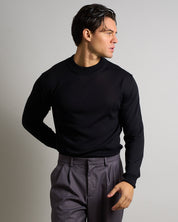 Maglioncino Mezzocollo in lana merinos