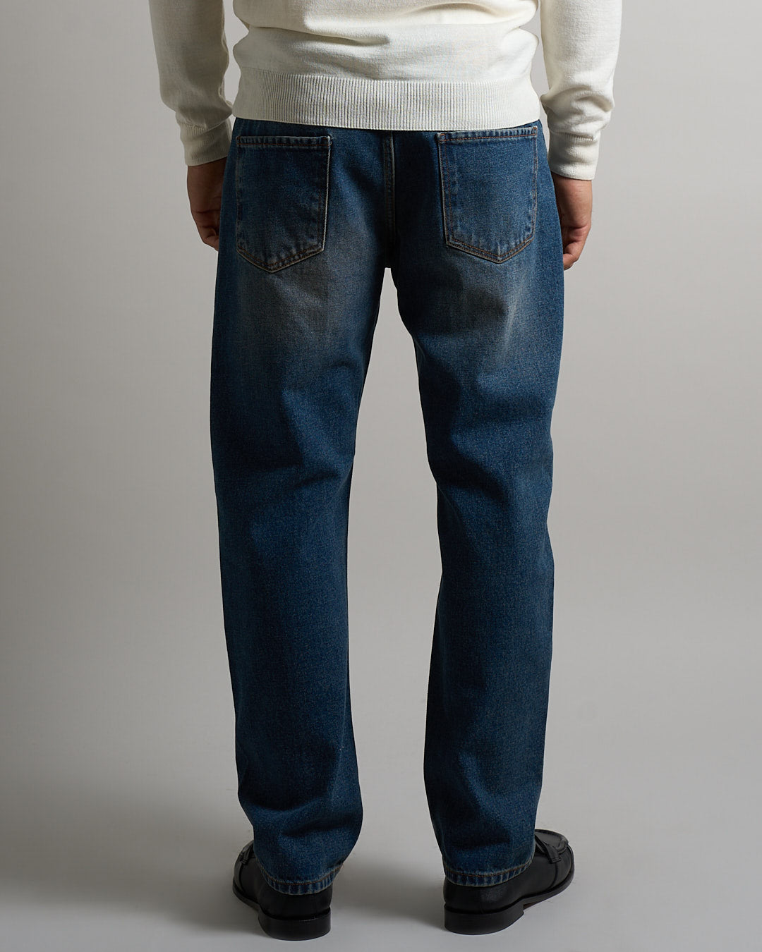 Denim straight fit Sabbiato Used