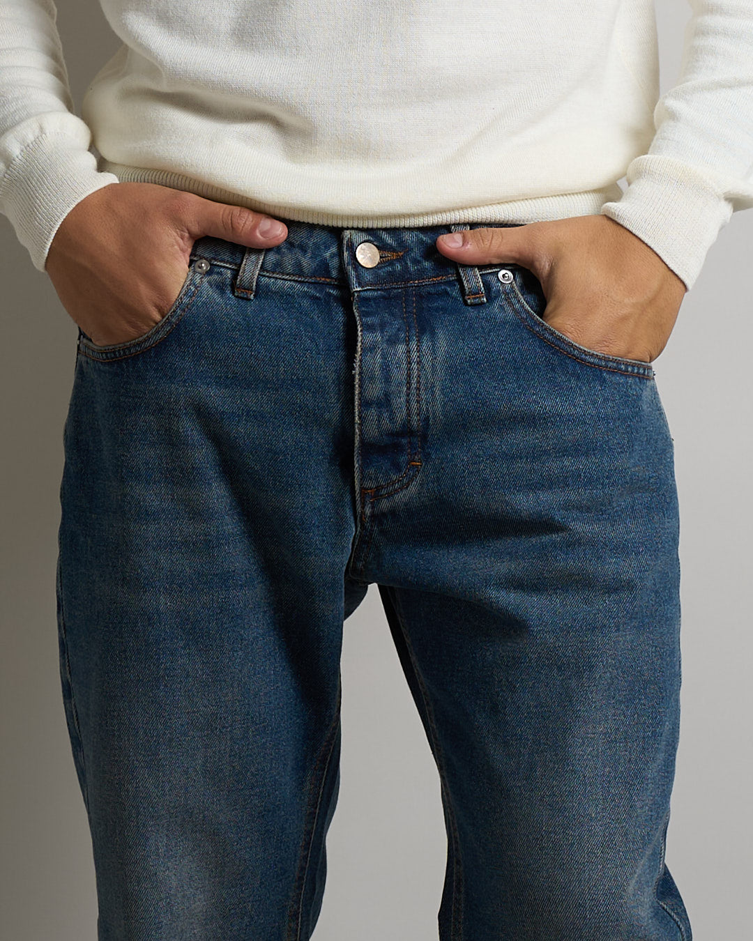 Denim straight fit Sabbiato Used