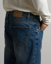 Denim straight fit Sabbiato Used