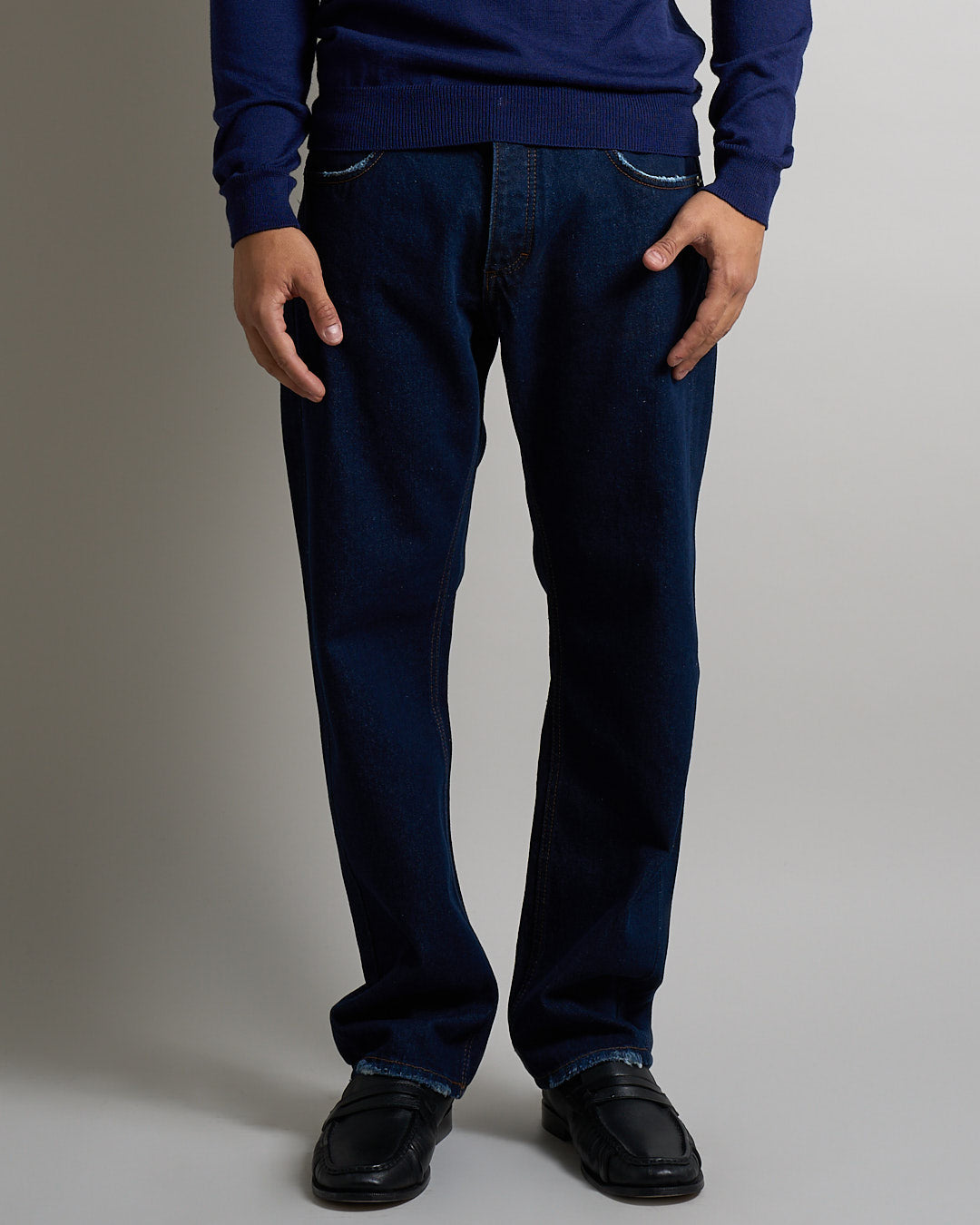 Denim straight fit Lavaggio Zero