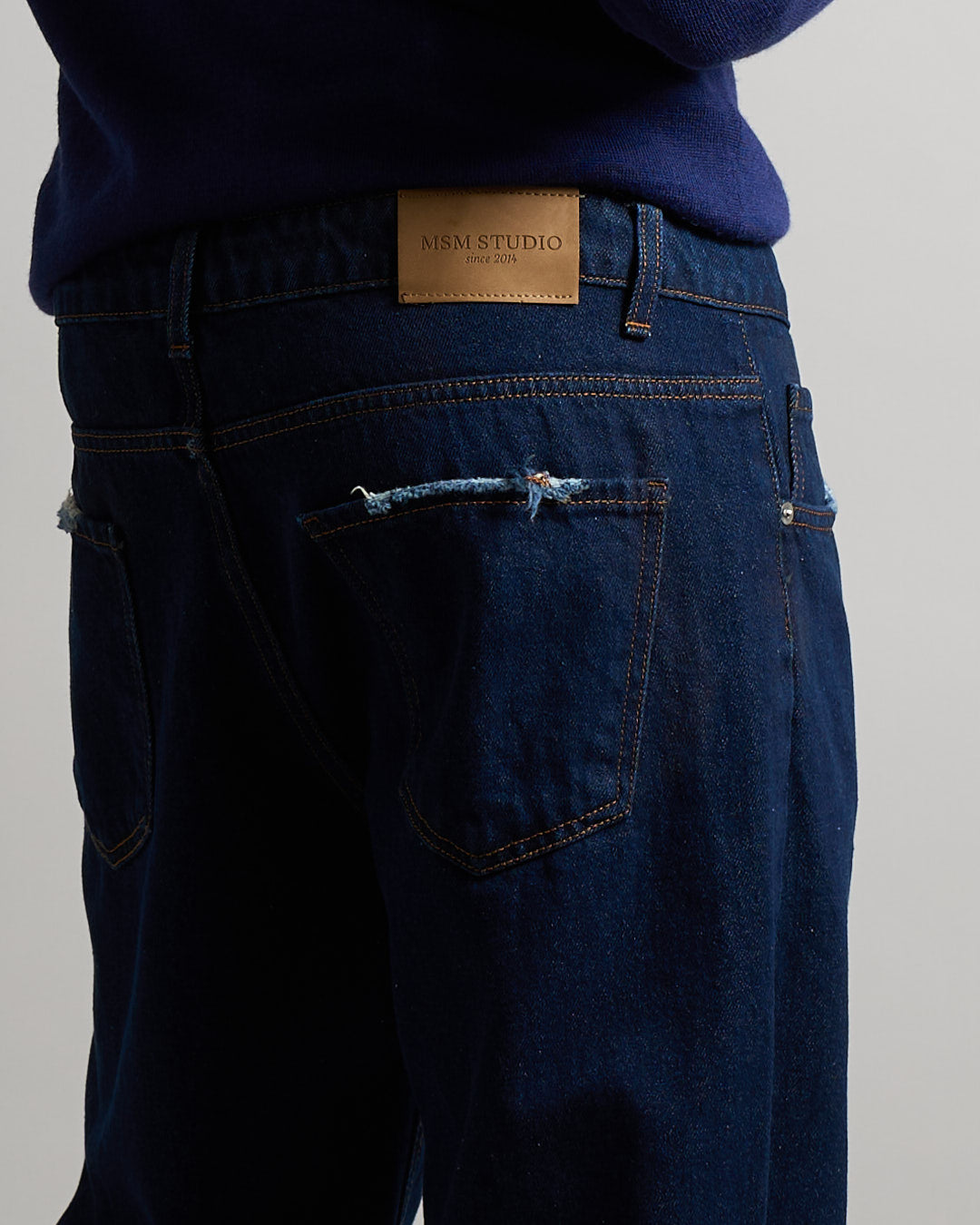 Denim straight fit Lavaggio Zero